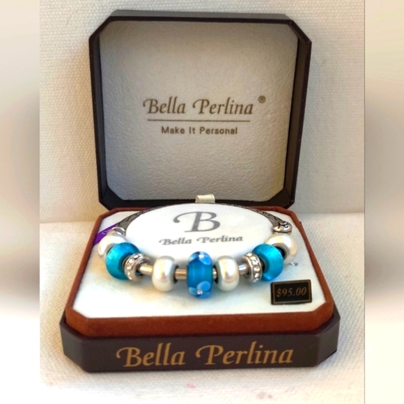 bella Perlina Jewelry - Bella Perlina Blue and Silver Bracelet Women's